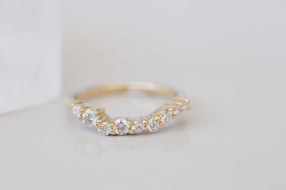 0.37 CT Round Full Eternity Lab Grown Diamond Wedding Band