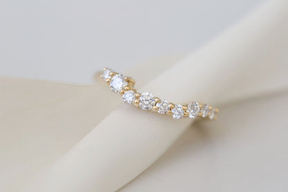0.37 CT Round Full Eternity Lab Grown Diamond Wedding Band