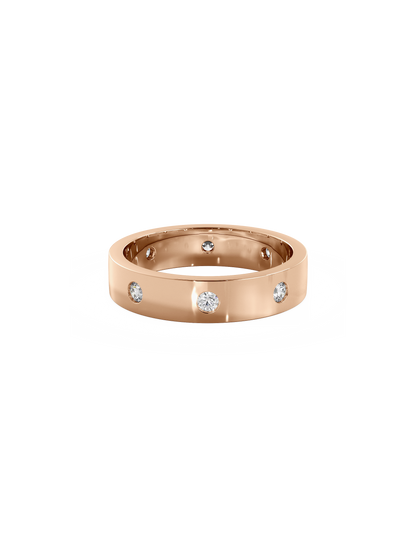 0.37 CT Round Full Eternity Lab Grown Diamond Wedding Band