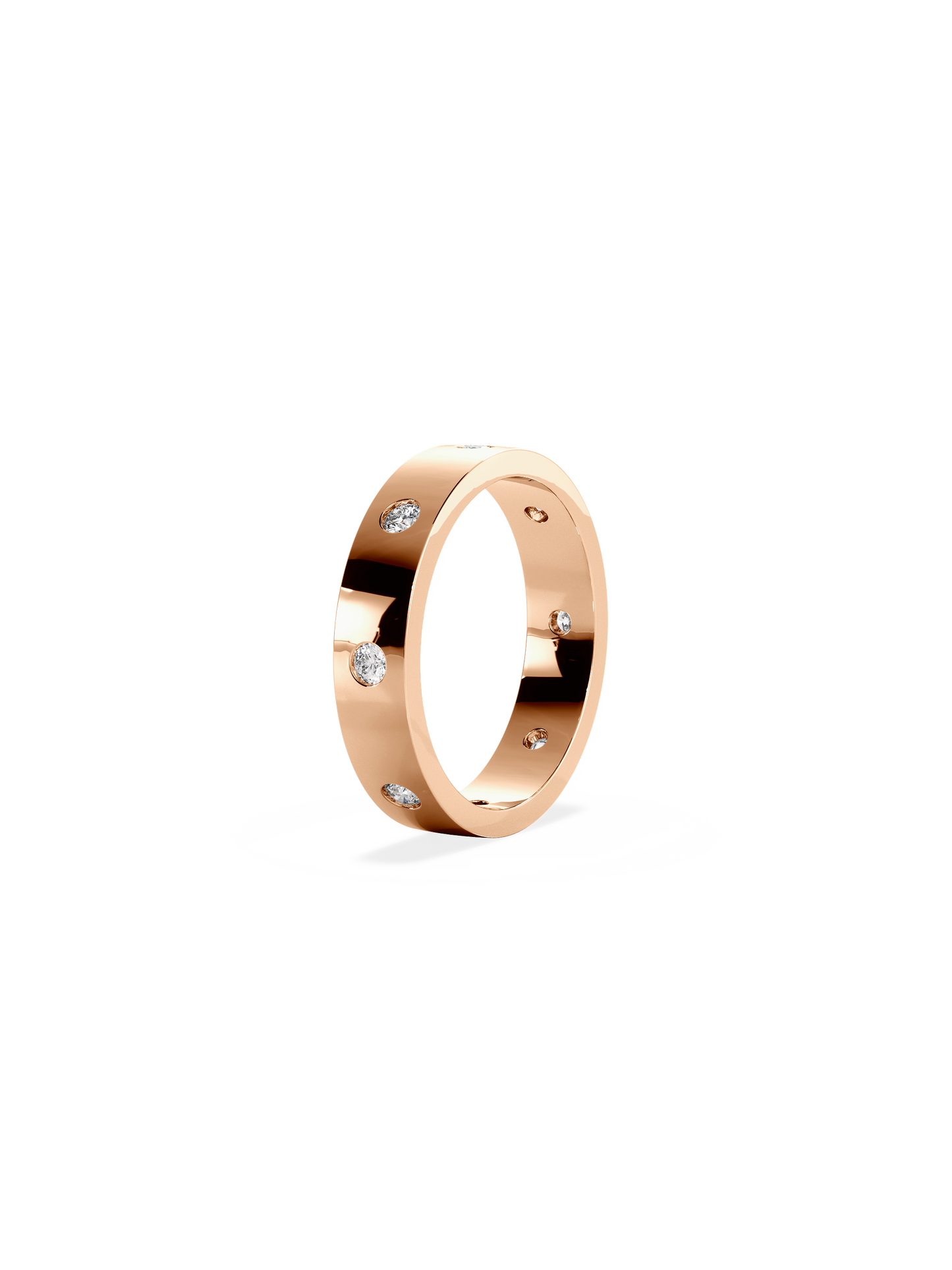 0.37 CT Round Full Eternity Lab Grown Diamond Wedding Band