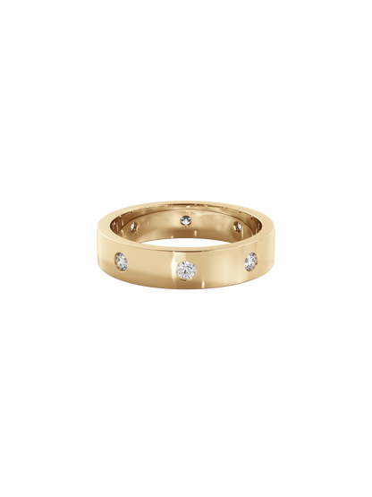 0.37 CT Round Full Eternity Lab Grown Diamond Wedding Band