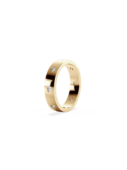 0.37 CT Round Full Eternity Lab Grown Diamond Wedding Band