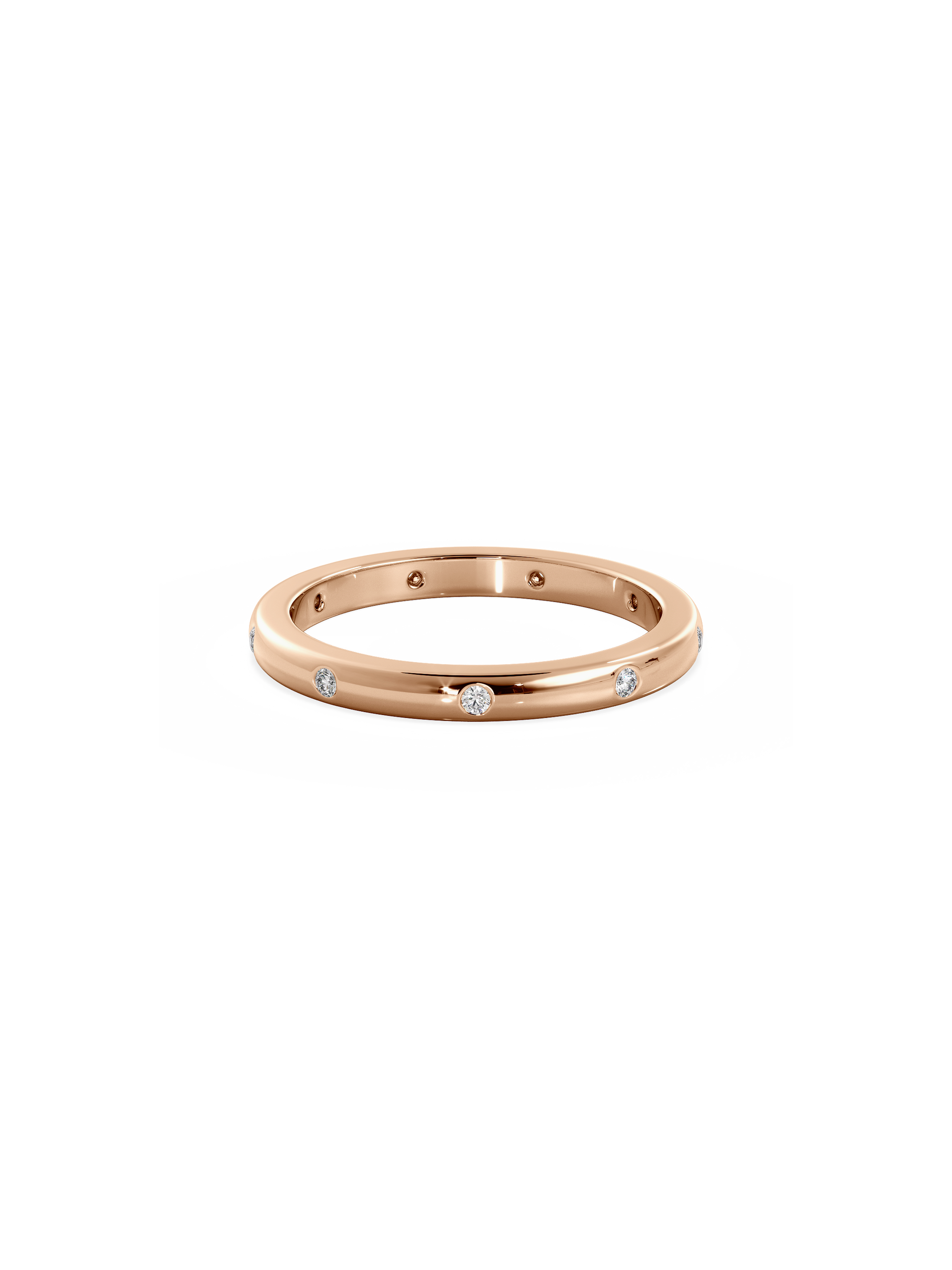 0.37 CT Round Full Eternity Lab Grown Diamond Wedding Band