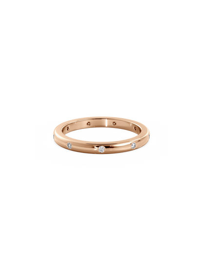 0.37 CT Round Full Eternity Lab Grown Diamond Wedding Band