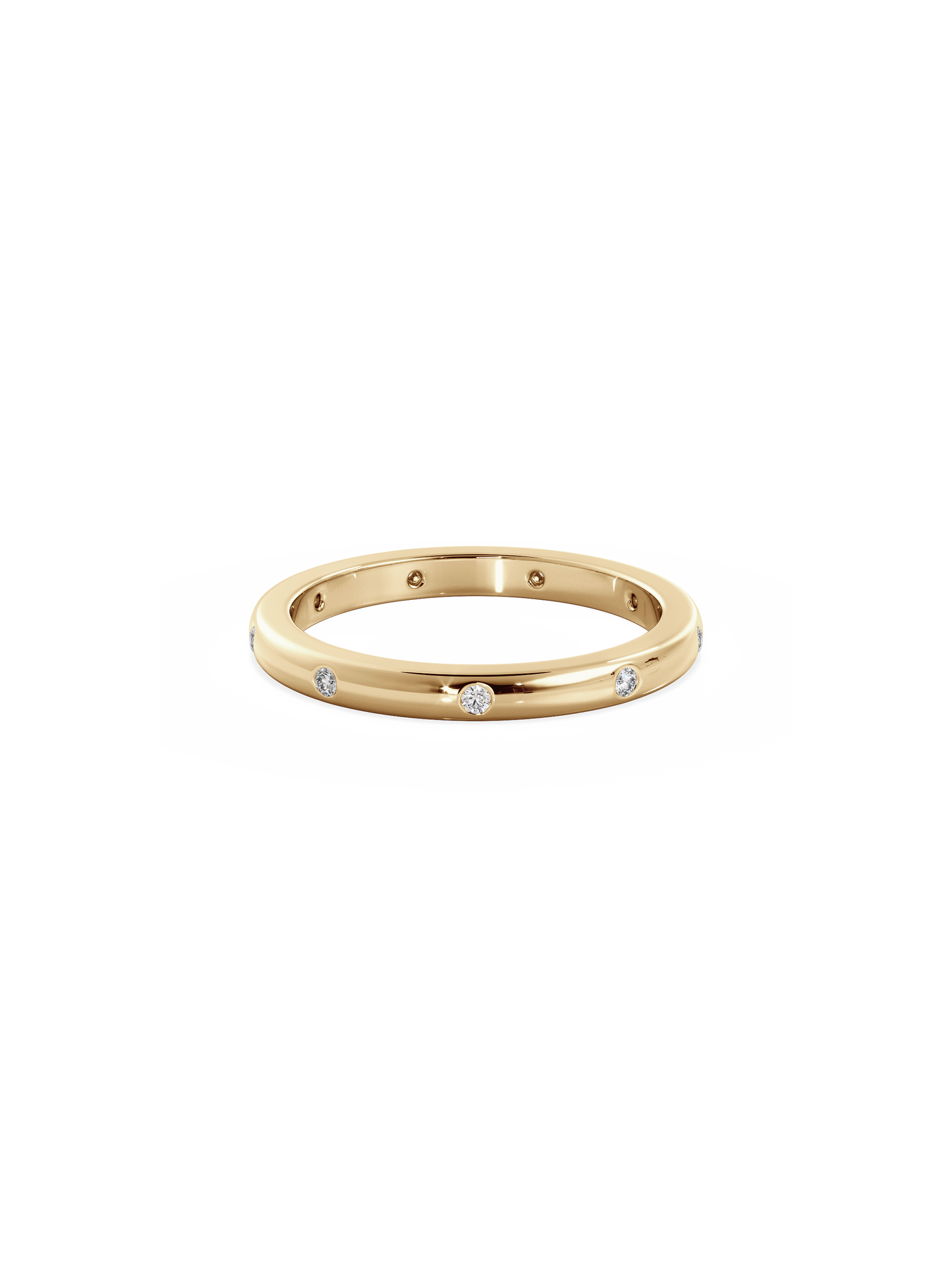 0.37 CT Round Full Eternity Lab Grown Diamond Wedding Band