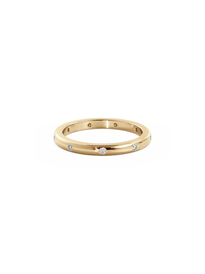 0.37 CT Round Full Eternity Lab Grown Diamond Wedding Band