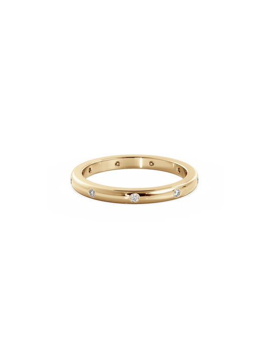 0.37 CT Round Full Eternity Lab Grown Diamond Wedding Band