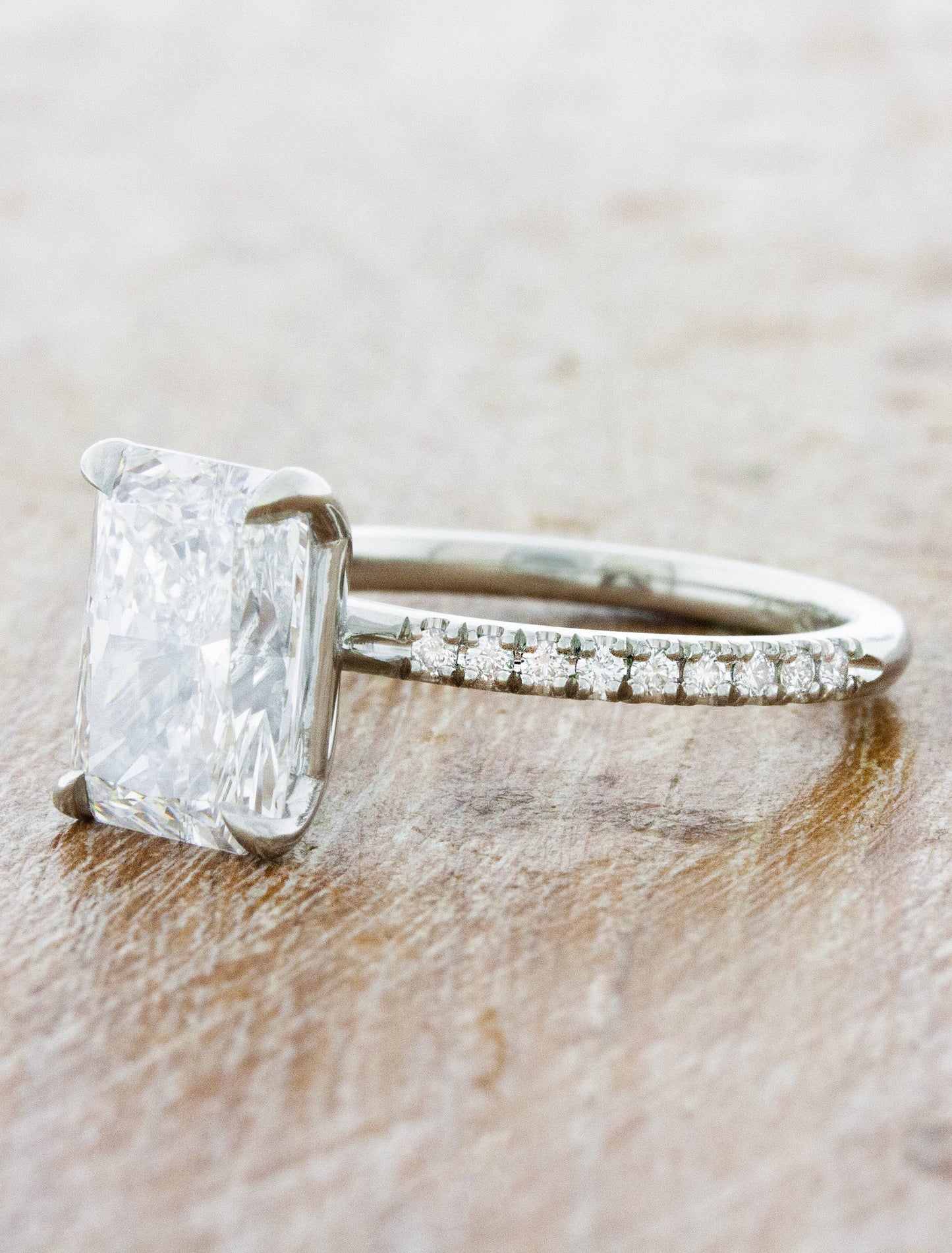 2 CT Round Three Stones Lab Grown Diamond Engagement Ring