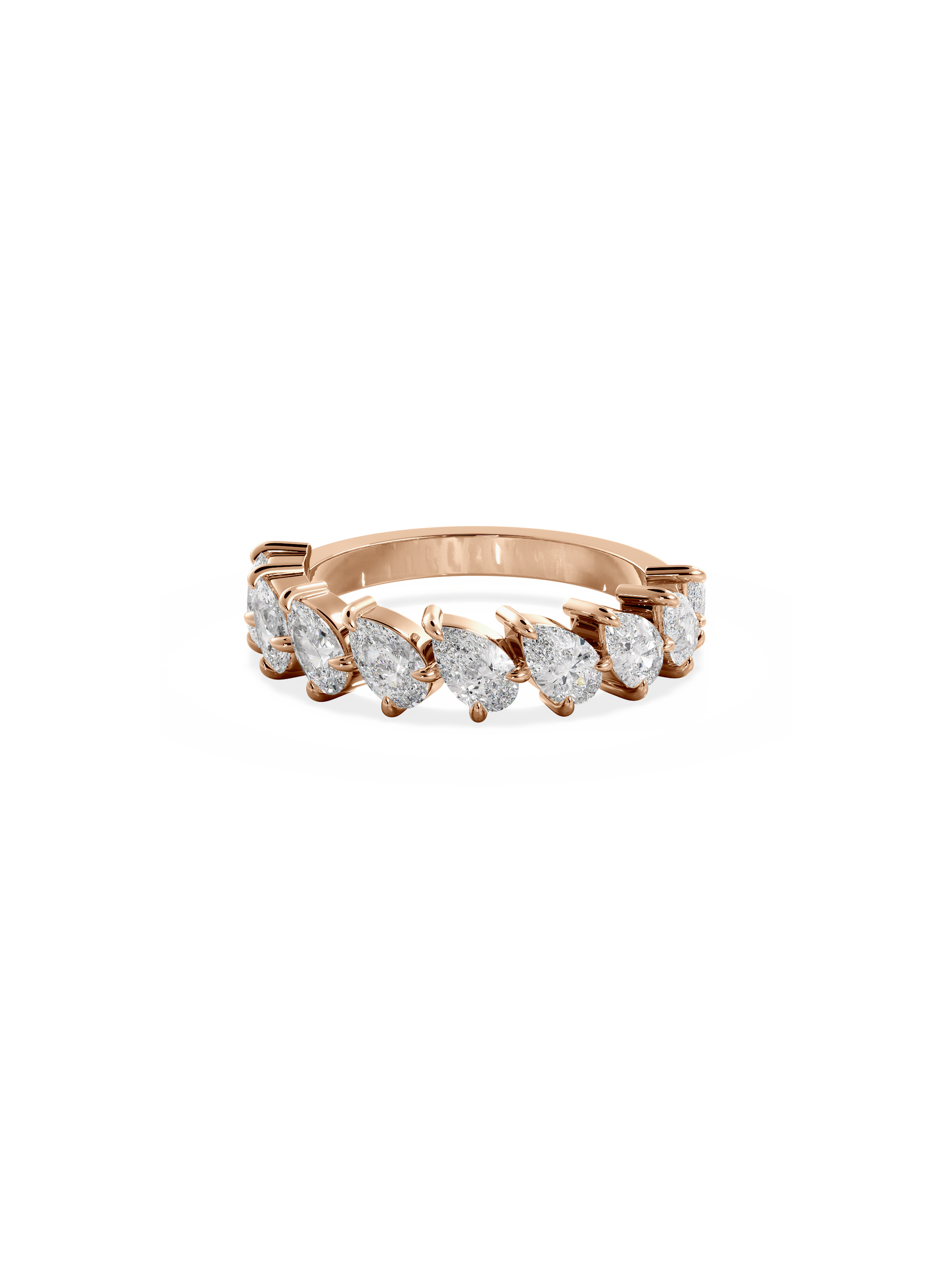 0.37 CT Round Full Eternity Lab Grown Diamond Wedding Band
