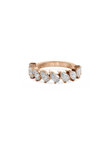 0.37 CT Round Full Eternity Lab Grown Diamond Wedding Band