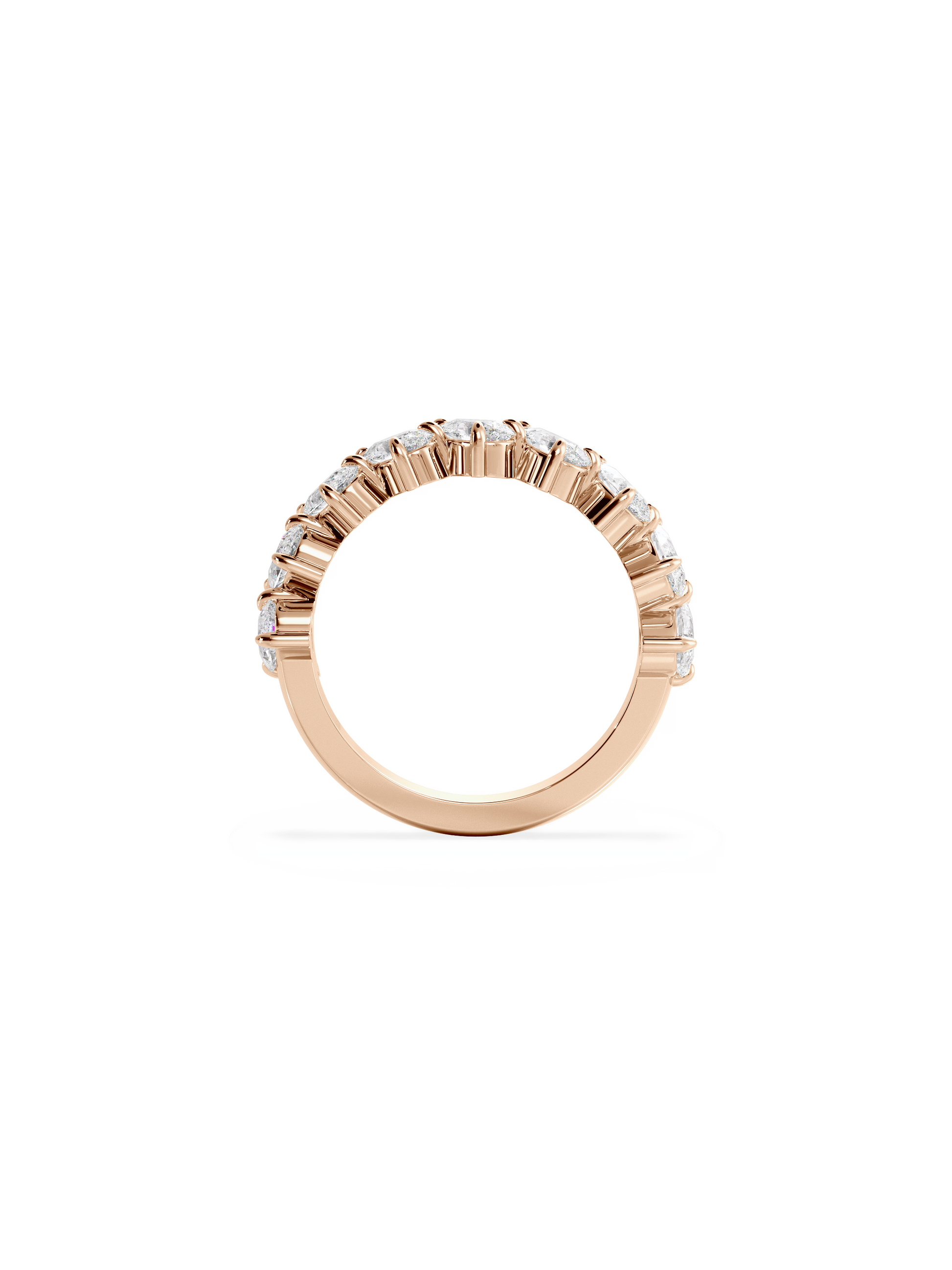 0.37 CT Round Full Eternity Lab Grown Diamond Wedding Band
