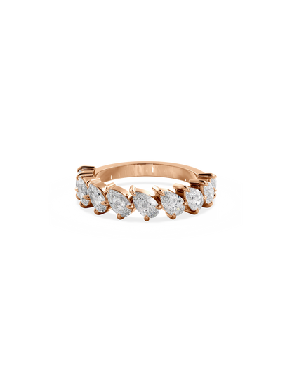 0.37 CT Round Full Eternity Lab Grown Diamond Wedding Band
