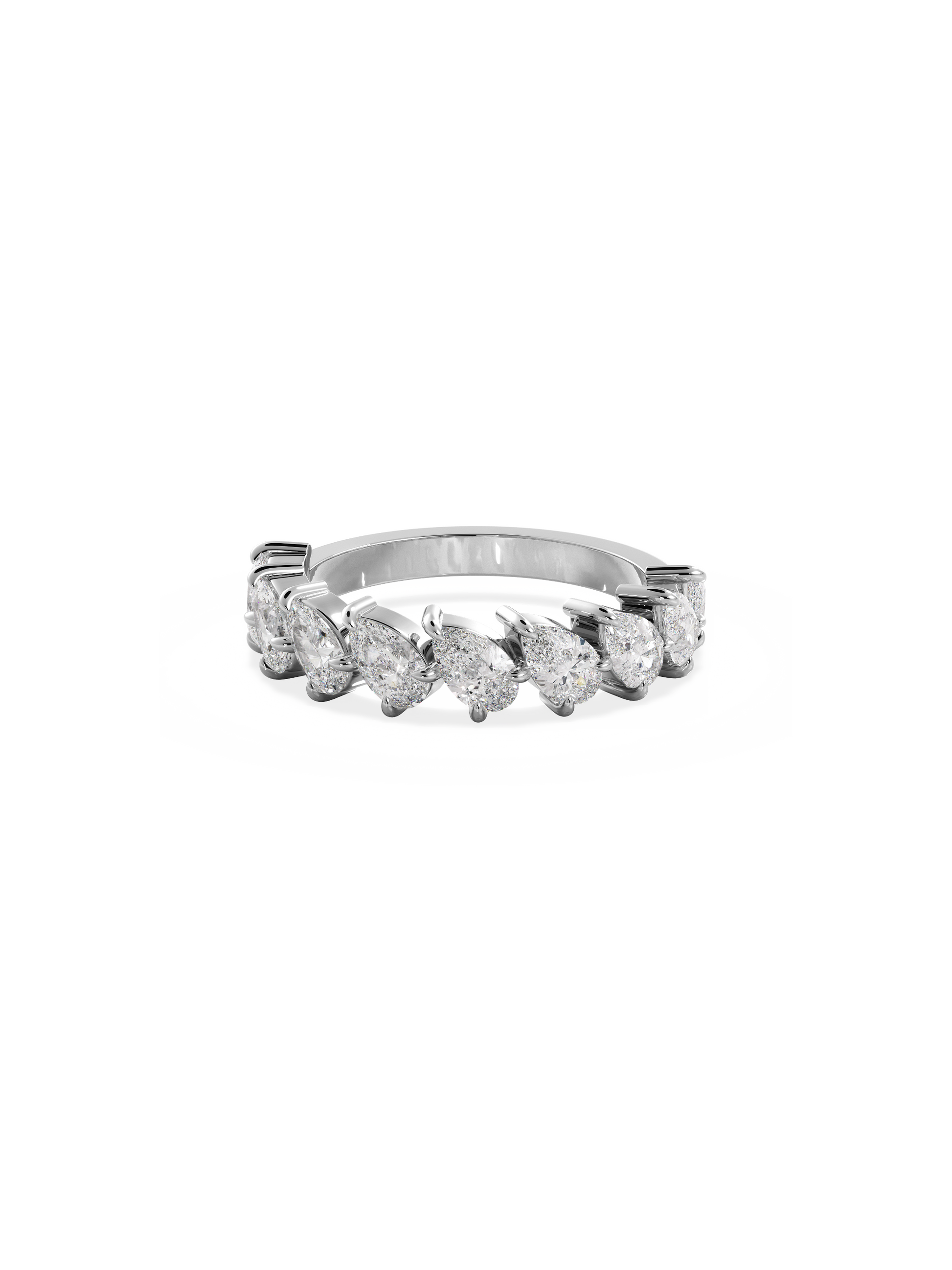 0.37 CT Round Full Eternity Lab Grown Diamond Wedding Band