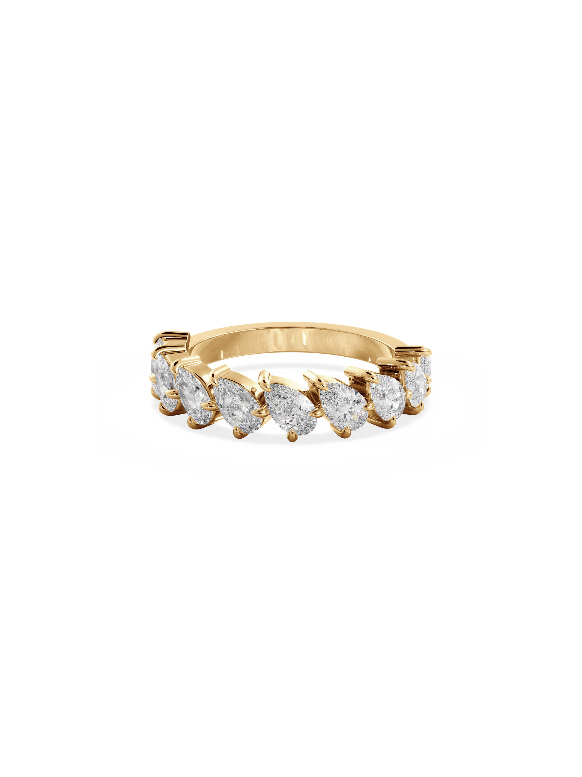 0.37 CT Round Full Eternity Lab Grown Diamond Wedding Band