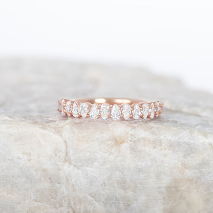 0.37 CT Round Full Eternity Lab Grown Diamond Wedding Band