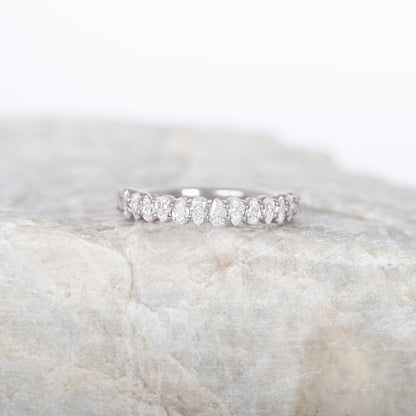 0.37 CT Round Full Eternity Lab Grown Diamond Wedding Band