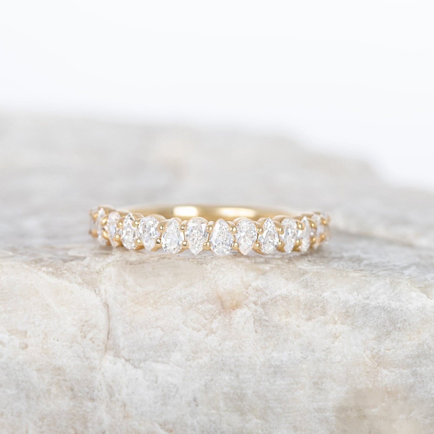 0.37 CT Round Full Eternity Lab Grown Diamond Wedding Band