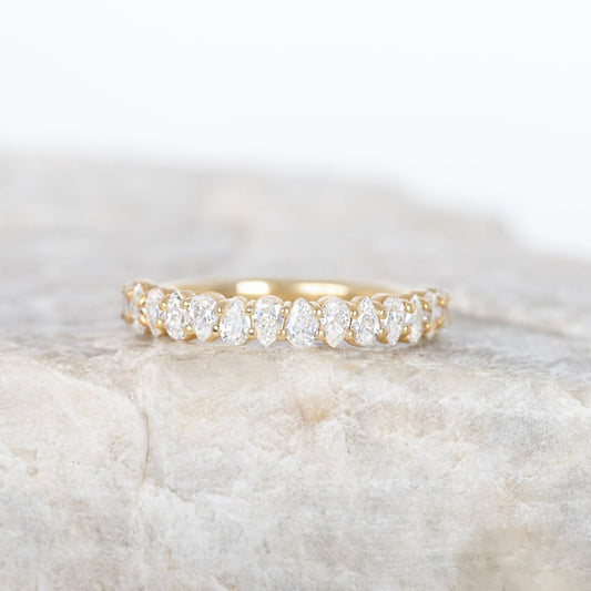 0.37 CT Round Full Eternity Lab Grown Diamond Wedding Band