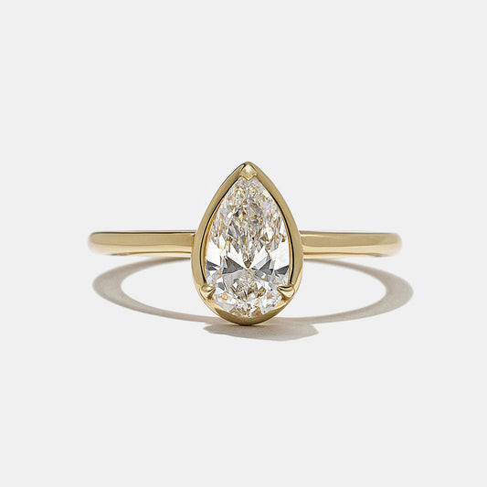 2 CT Round Three Stones Lab Grown Diamond Engagement Ring