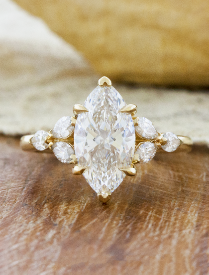 2 CT Round Three Stones Lab Grown Diamond Engagement Ring