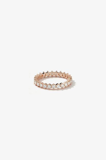 0.37 CT Round Full Eternity Lab Grown Diamond Wedding Band