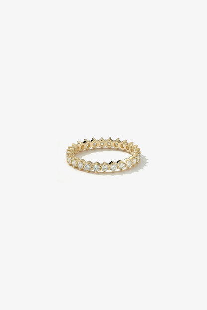 0.37 CT Round Full Eternity Lab Grown Diamond Wedding Band