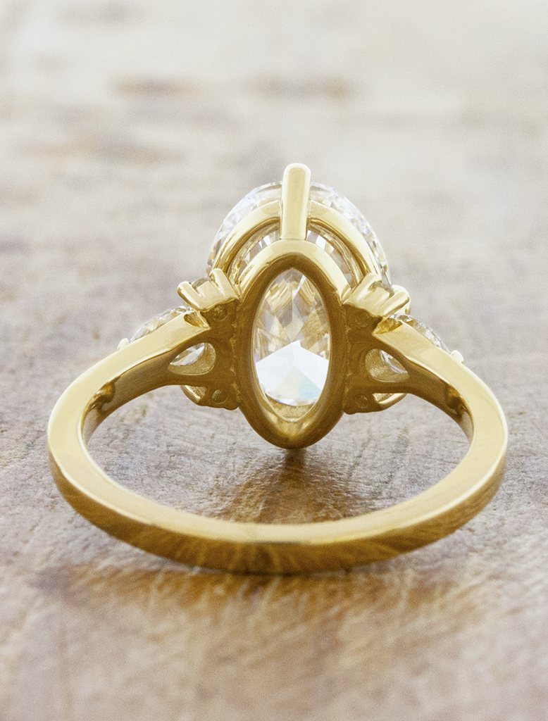 2 CT Round Three Stones Lab Grown Diamond Engagement Ring