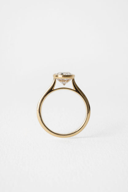 2 CT Round Three Stones Lab Grown Diamond Engagement Ring