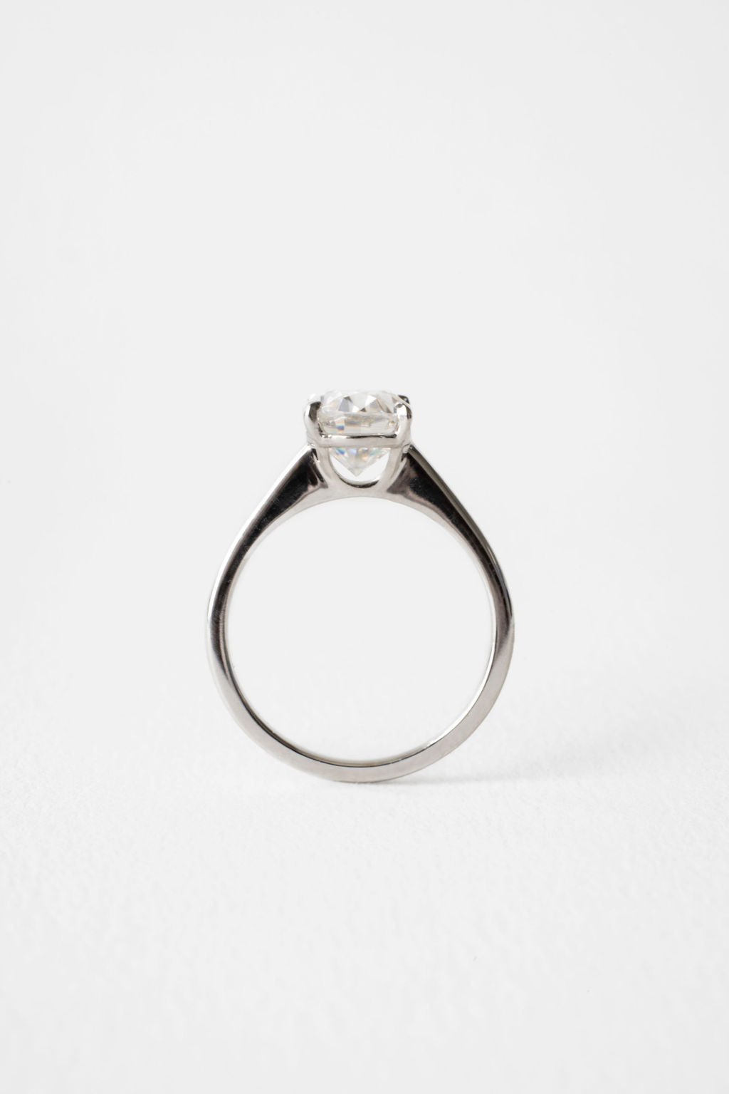 2 CT Round Three Stones Lab Grown Diamond Engagement Ring