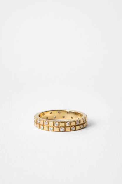 0.37 CT Round Full Eternity Lab Grown Diamond Wedding Band