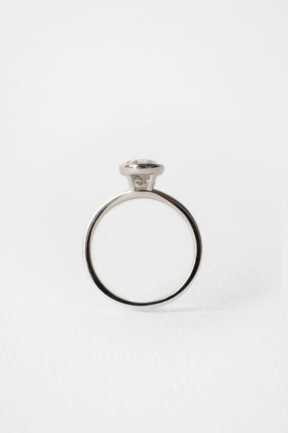2 CT Round Three Stones Lab Grown Diamond Engagement Ring