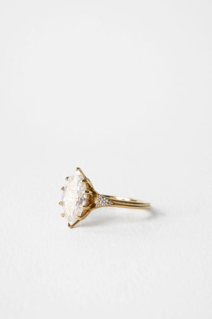 2 CT Round Three Stones Lab Grown Diamond Engagement Ring