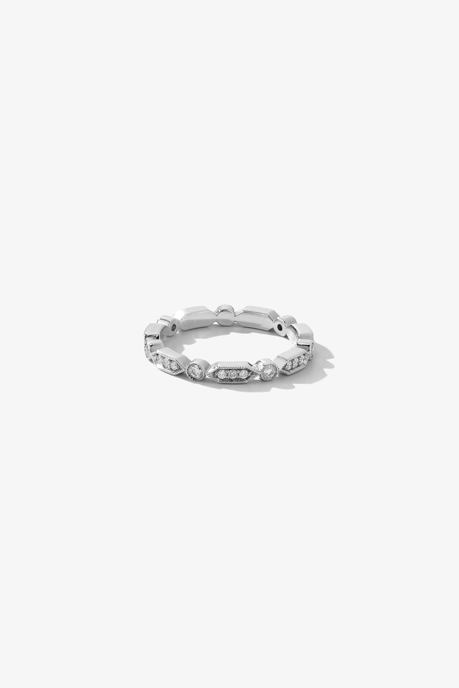 0.37 CT Round Full Eternity Lab Grown Diamond Wedding Band