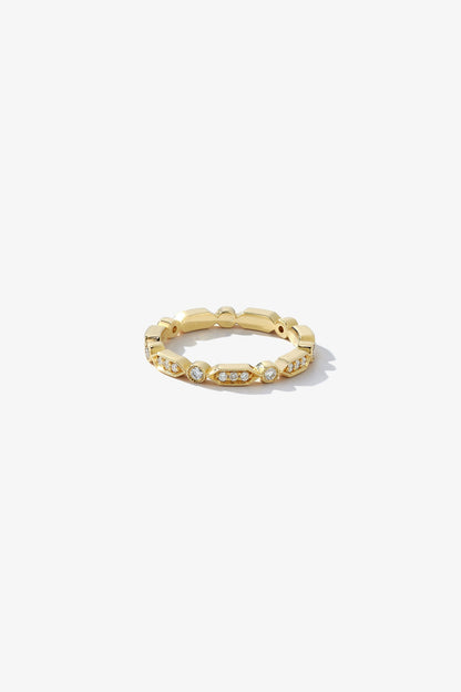 0.37 CT Round Full Eternity Lab Grown Diamond Wedding Band