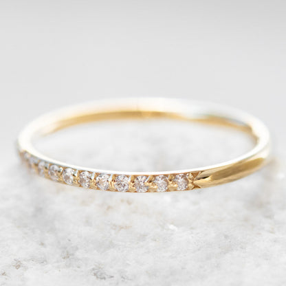 0.37 CT Round Full Eternity Lab Grown Diamond Wedding Band
