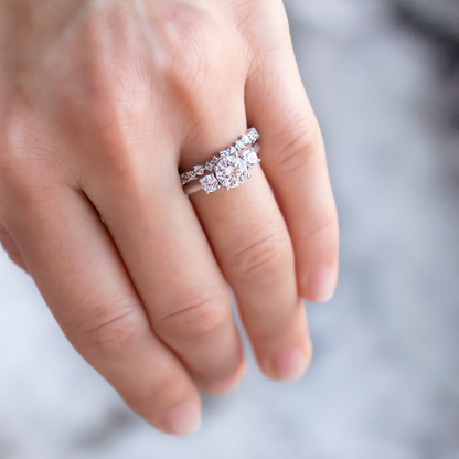0.37 CT Round Full Eternity Lab Grown Diamond Wedding Band