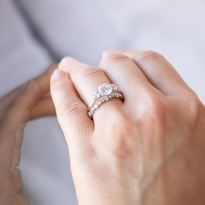 0.37 CT Round Full Eternity Lab Grown Diamond Wedding Band