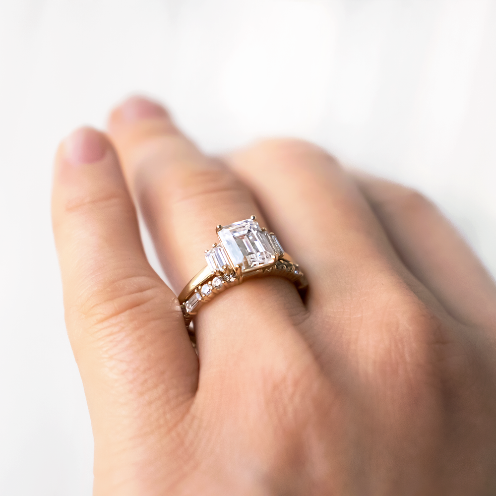 0.37 CT Round Full Eternity Lab Grown Diamond Wedding Band
