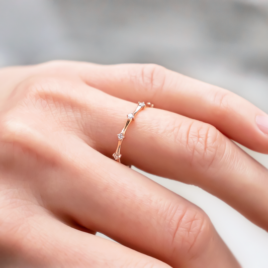 0.37 CT Round Full Eternity Lab Grown Diamond Wedding Band