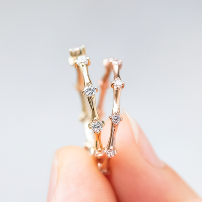 0.37 CT Round Full Eternity Lab Grown Diamond Wedding Band