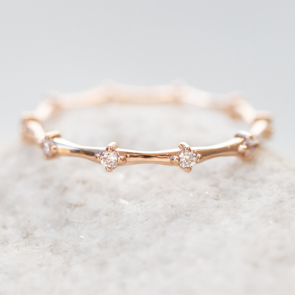 0.37 CT Round Full Eternity Lab Grown Diamond Wedding Band