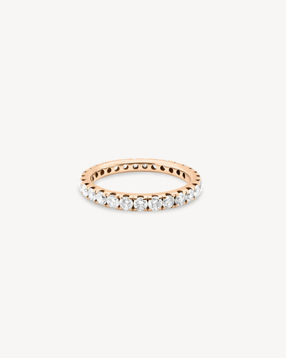 0.37 CT Round Full Eternity Lab Grown Diamond Wedding Band