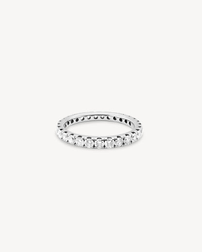 0.37 CT Round Full Eternity Lab Grown Diamond Wedding Band