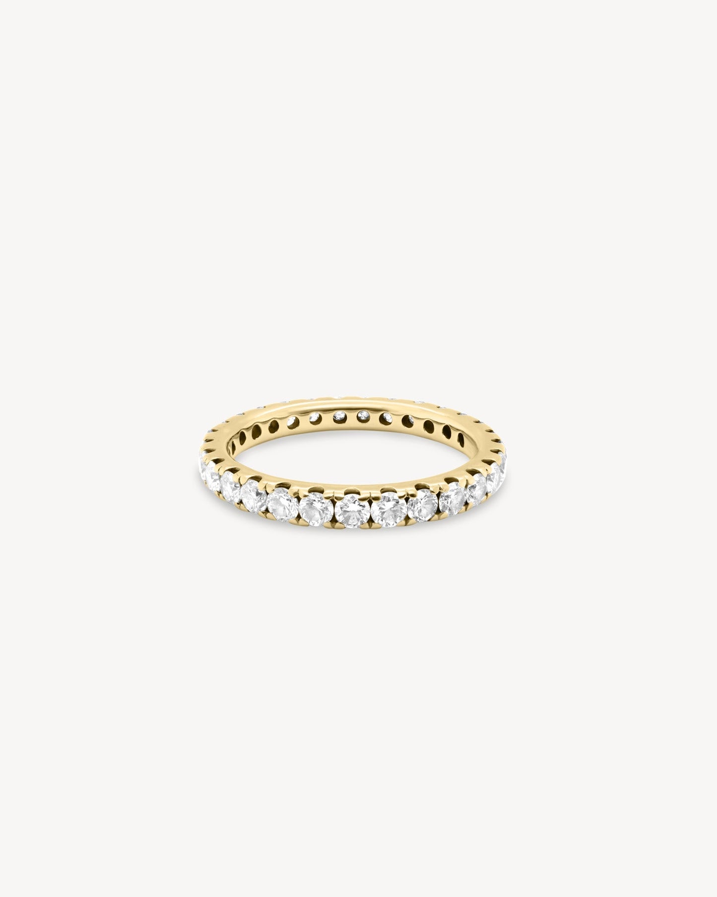 0.37 CT Round Full Eternity Lab Grown Diamond Wedding Band