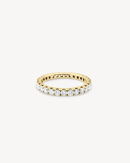 0.37 CT Round Full Eternity Lab Grown Diamond Wedding Band