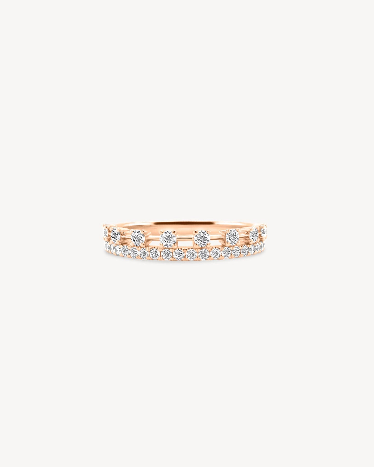 0.37 CT Round Full Eternity Lab Grown Diamond Wedding Band