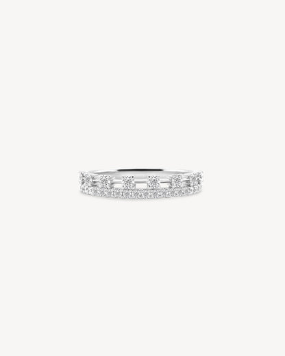 0.37 CT Round Full Eternity Lab Grown Diamond Wedding Band