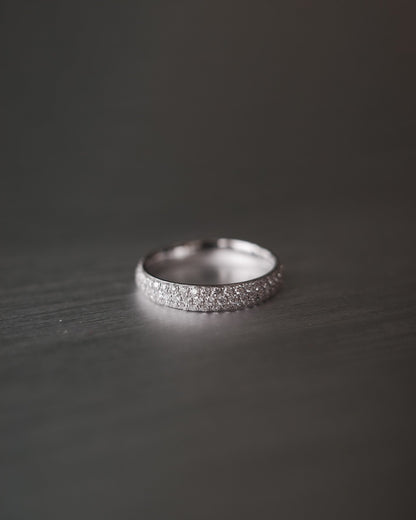 0.37 CT Round Full Eternity Lab Grown Diamond Wedding Band