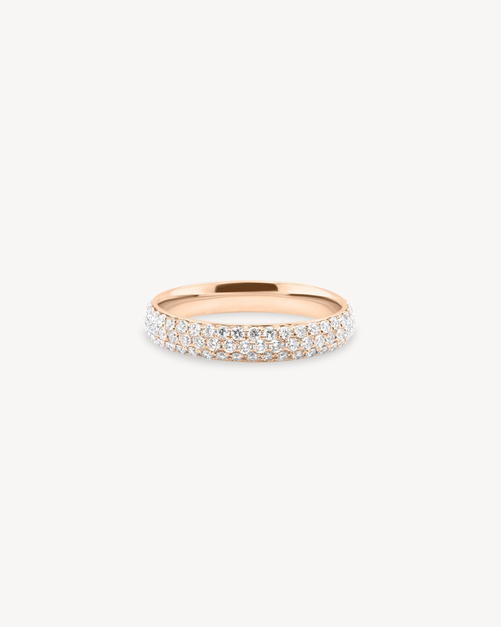 0.37 CT Round Full Eternity Lab Grown Diamond Wedding Band
