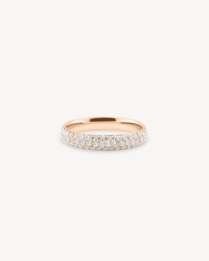 0.37 CT Round Full Eternity Lab Grown Diamond Wedding Band